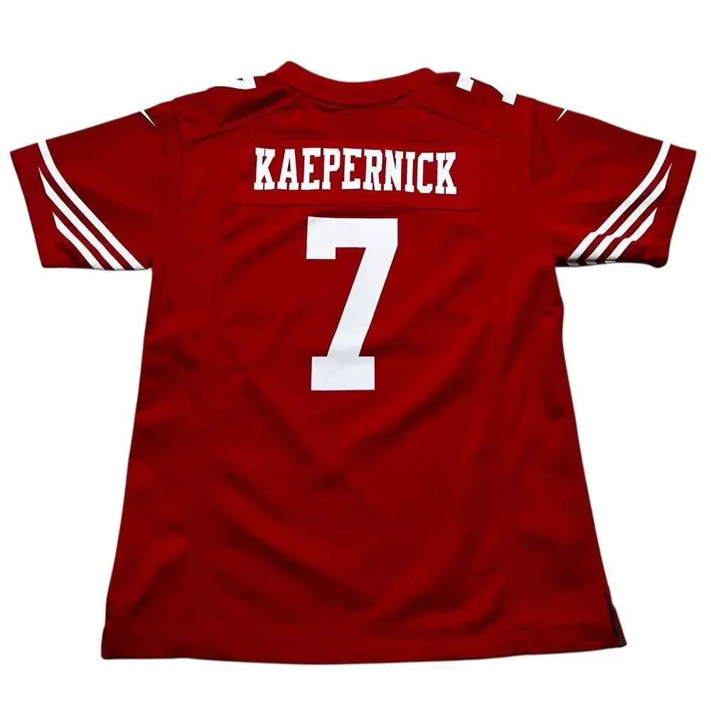 NFL On Field San Francisco 49ers Kaepernick Jersey‎ Youth Medium Nike Football